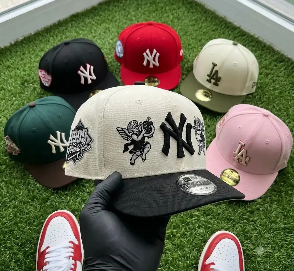New Era 9FORTY MLB LA Dodgers NY Yankees Adjustable Baseball Cap – Premium Unisex Snapback Hat, Raised Embroidered Team Logo, Structured Crown, Cotton Twill Construction, Classic Baseball Fan Gear, Casual Everyday Wear, USA Collection 2026