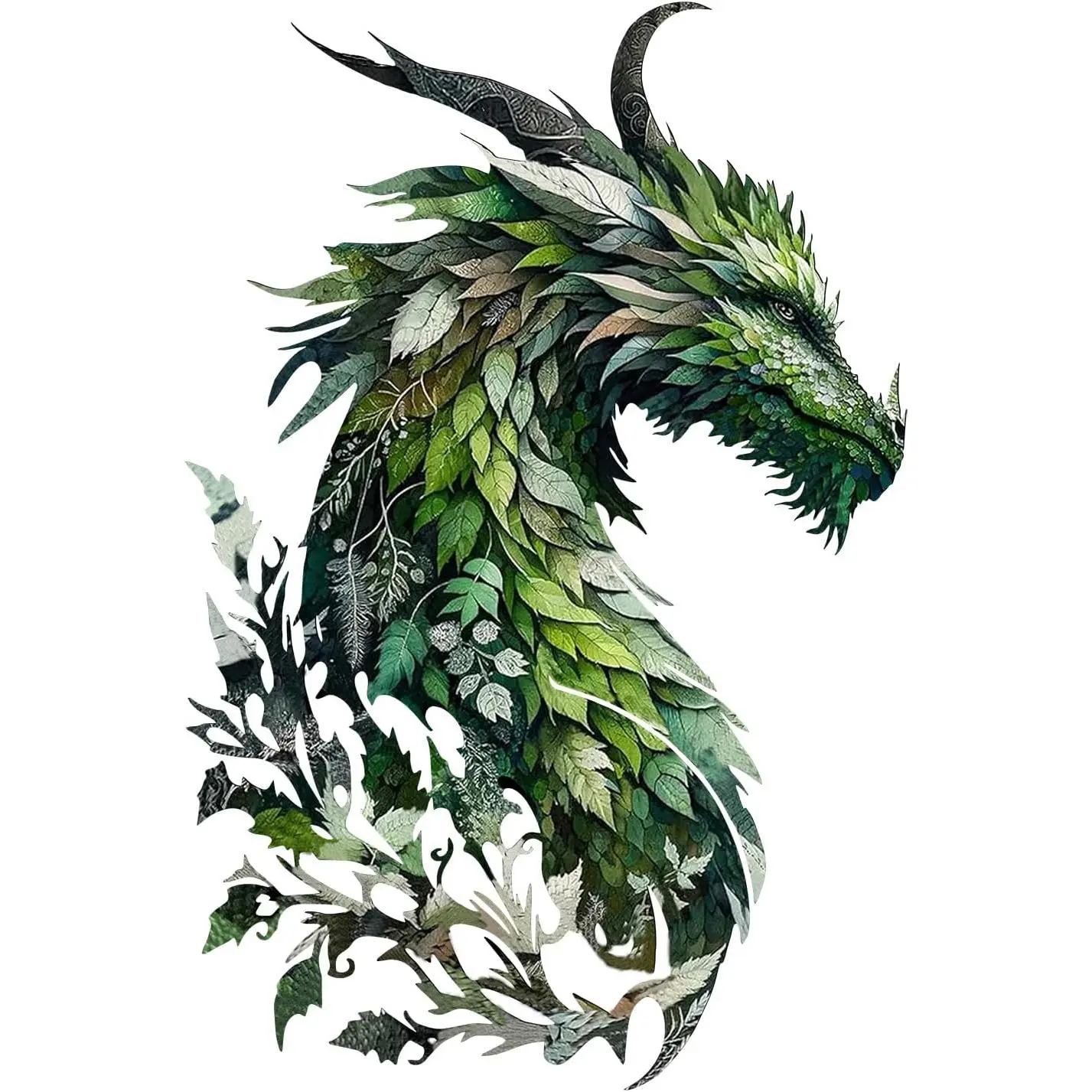 Benziso Dragon Metal Wall Art Medieval Decor Fantasy Decorations (colorful-1)
