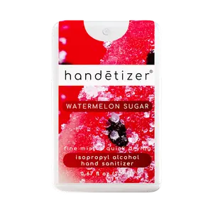 Handetizer Watermelon Sugar Hand Sanitizer - Juicy Sweetness with Lime Vanilla & Watermelon - Lightweight Spray for Refreshing Feel - Perfect for Summertime 0.67 fl oz 20 ml