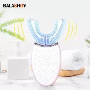 Sonic Electric Toothbrush U Type Toothbrush Silicon Head 360 Degrees Intelligent Automatic USB Charge Waterproof Teeth Whitening