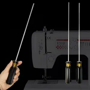 2-Piece 15-Inch Long Screwdriver Set, Magnetic Screwdrivers, Cross and Flat Head, Multifunctional Screwdriver, Sewing Machine Repair Tools, Essential DIY Kit