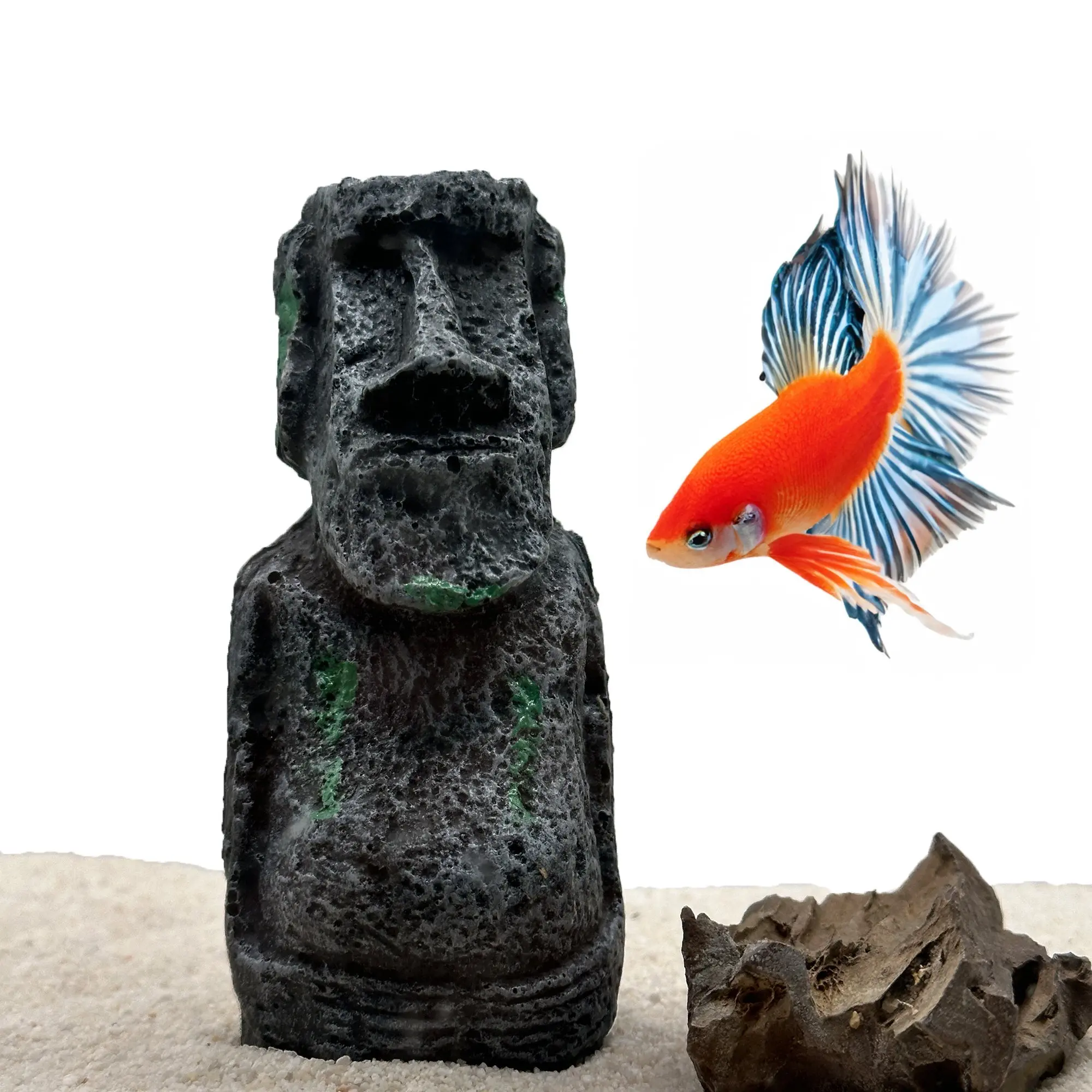Easter Island Statue Aquarium & Terrarium Decor