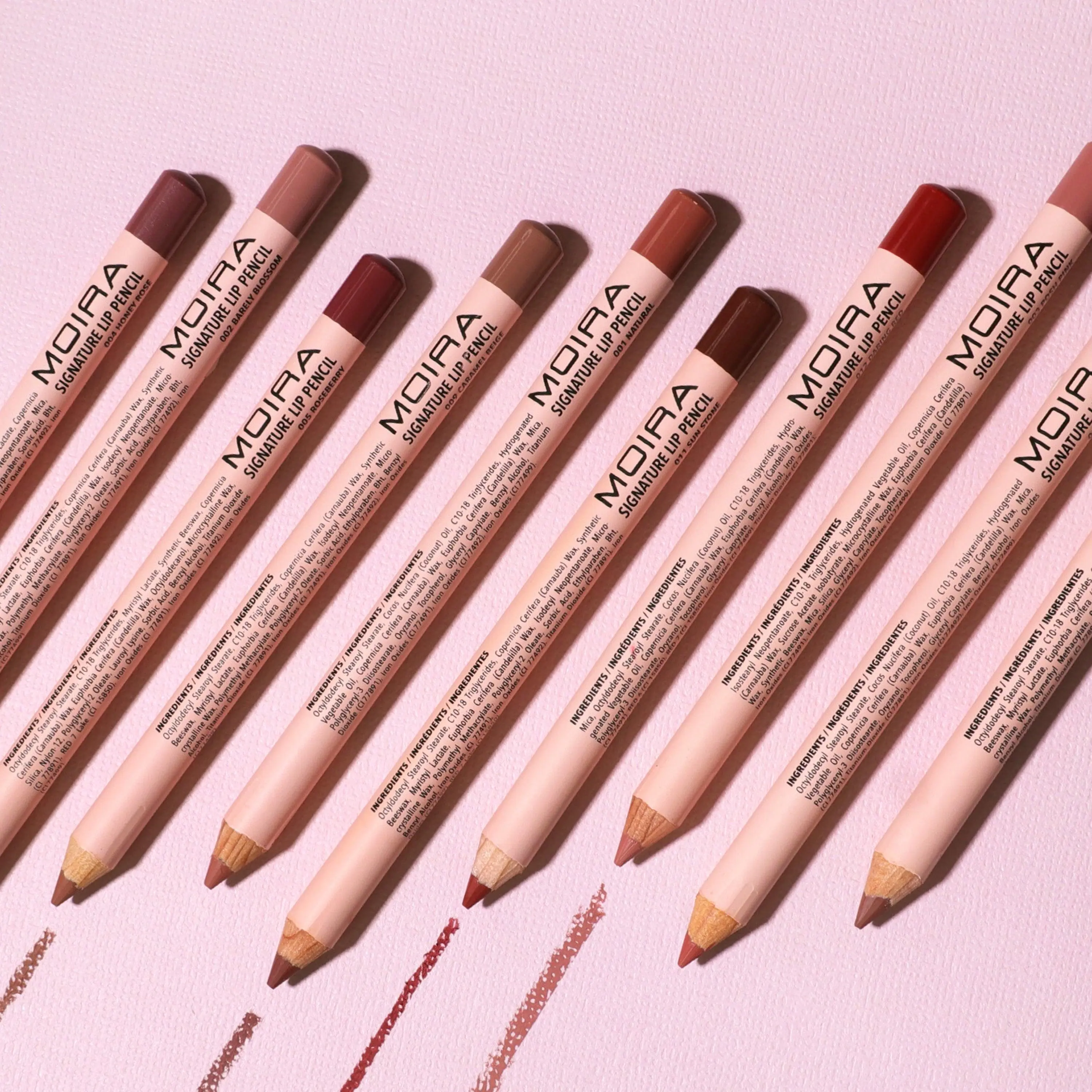MOIRA | Signature Lip Pencil Bundle | Creamy Lip Liner Set for Defined Lips