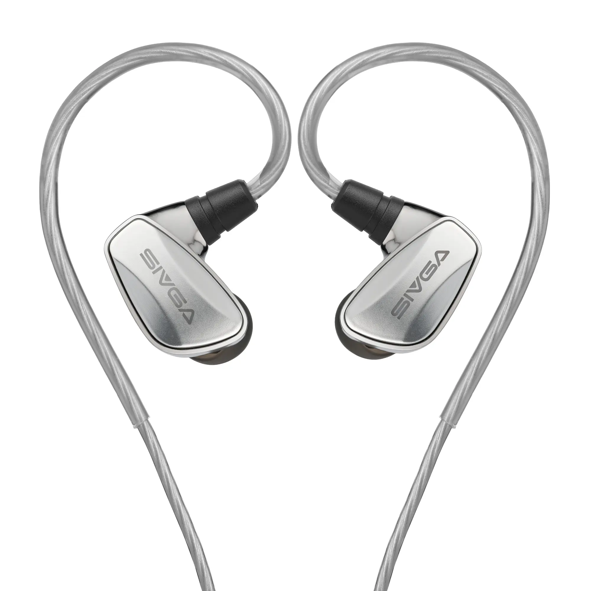 SIVGA SM100 10mm Dual-Chamber Dynamic Driver In-Ear Wired Earphones 0.78 mm 2-Pin Detachable Cable with Mic for Music/Gaming