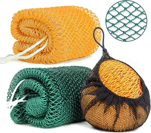 African Exfoliating Net Sponge, Authentic, Ethically sourced from Nigeria, 45 inches Long, Back Scrubber for Daily use