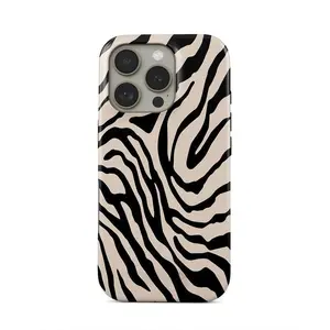 Zebra Print Phone Case – Bold Black & White Stripes | Phone Case Suitable for Iphone
