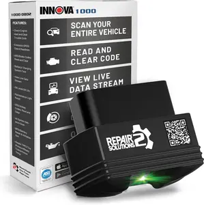 Innova 1000 Bluetooth OBD2 Scanner - Check Engine ABS SRS Live Data - No Subscriptions - Free Updates - Compatible with Most Vehicles Car Diagnostic Tool