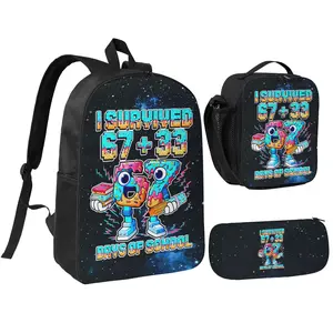 67 Emoji Stickers Backpack for Students Professionals & Travelers Ideal for School Work or Leisure with Fun Design