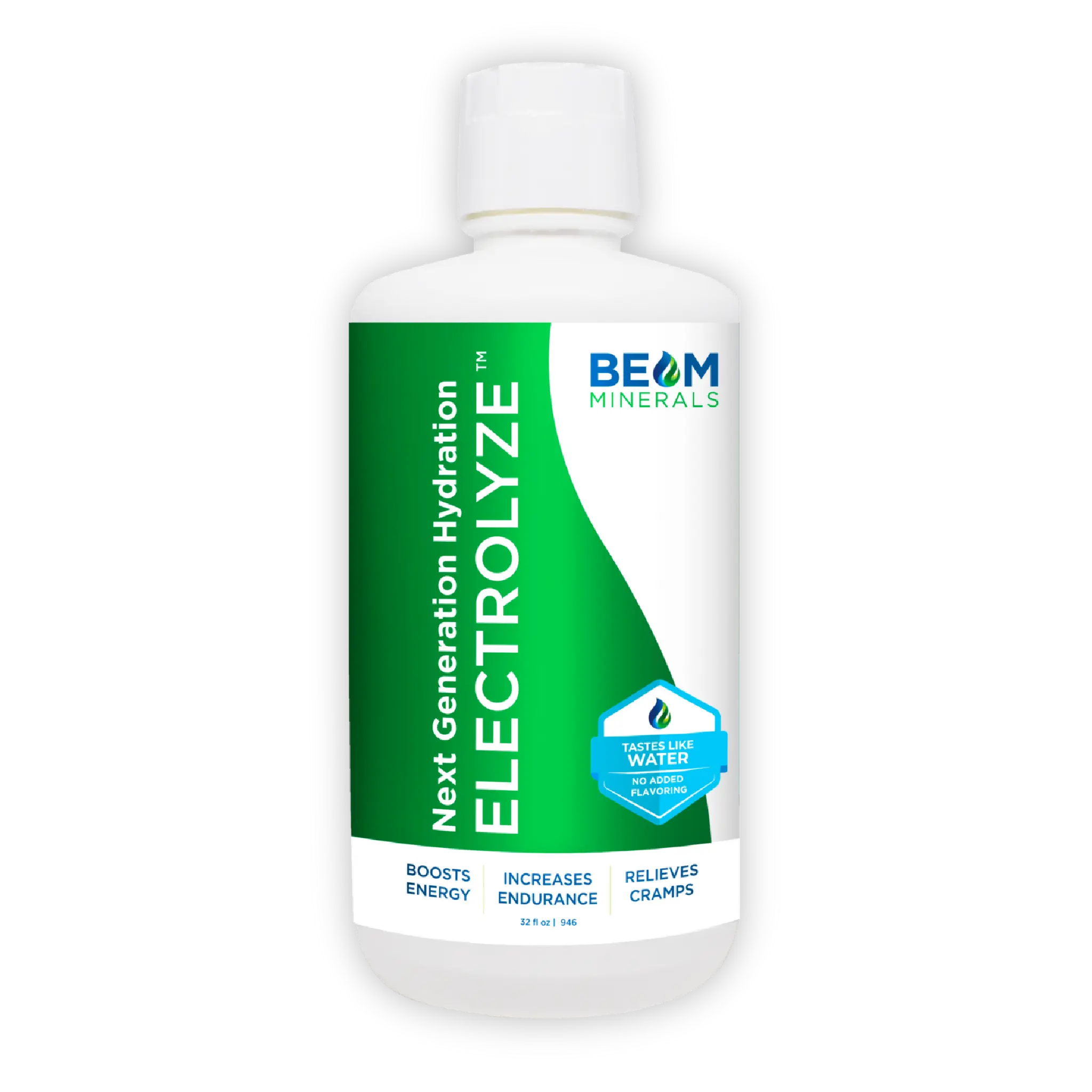 BEAM MINERALS Electrolyze™ - Liquid Electrolyte Replenishment 32 fl oz 1 Month Supply Boosts Energy Increases Endurance Relieves Cramps
