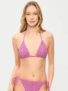 Old Navy Women's Pique Triangle String Bikini Swim Top