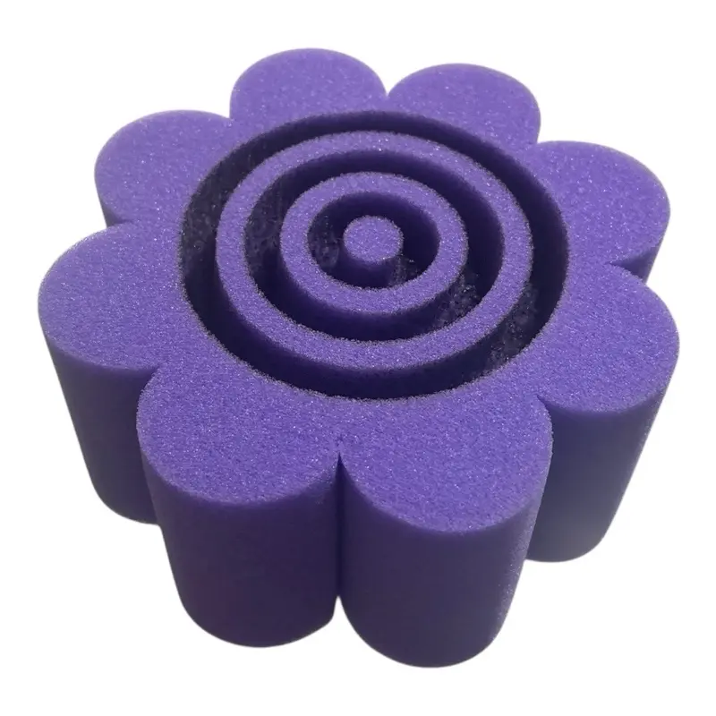 Flower design sponge target custom for DIY use