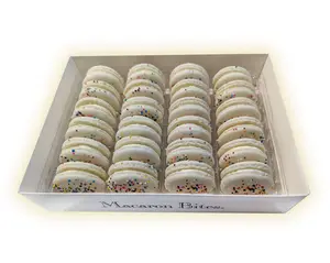 Cake Batter Macaron Cookies Gift Box - 24 Count Snack