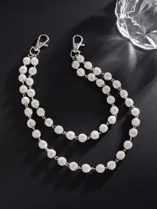 Shiny Modern Acrylic Chain Belt Bag Accessory, Elegant Chain Strap, Fashionable Street Style Personalized Charm, Stylish Men's and Women's Jewelry