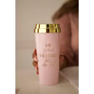 She Believed She Could Travel Mug