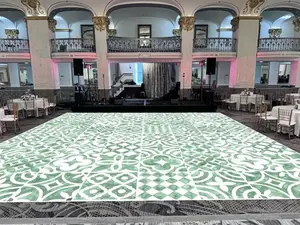 Mandala Sangeet Dance Floor Wrap Custom Indian Wedding Vinyl for Sangeet Ceremonies Mehndi Parties & Traditional South Asian Weddings