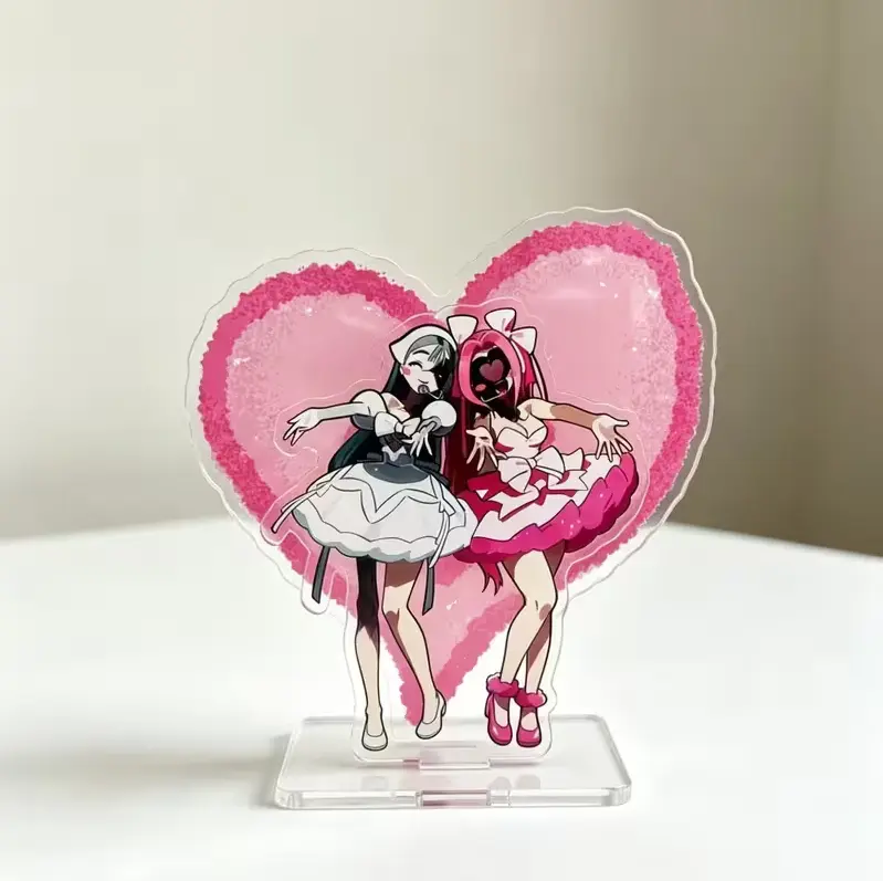 Alien Stage Acrylic Satndee (6in), Mizi & Sua Acrylic Satndee 15cm (6in), ALNST Fans art Gift Figure Display Decor Desk Collectible Anime