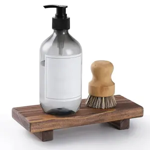 Wooden Soap Holder, 1 Count Durable Soap & Toiletries Storage Rack, Waterproof Bathroom Display Tray, Home Organizer for Bathroom, Bathroom Decor Supplies