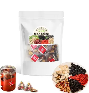 Kidney Tea Formula Ginseng Five Treasure Tea, Combination Scented Tea, Herbal Health Beverage