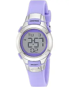 Armitron Sport Women's Digital Chronograph Resin Strap Watch, 45-7102