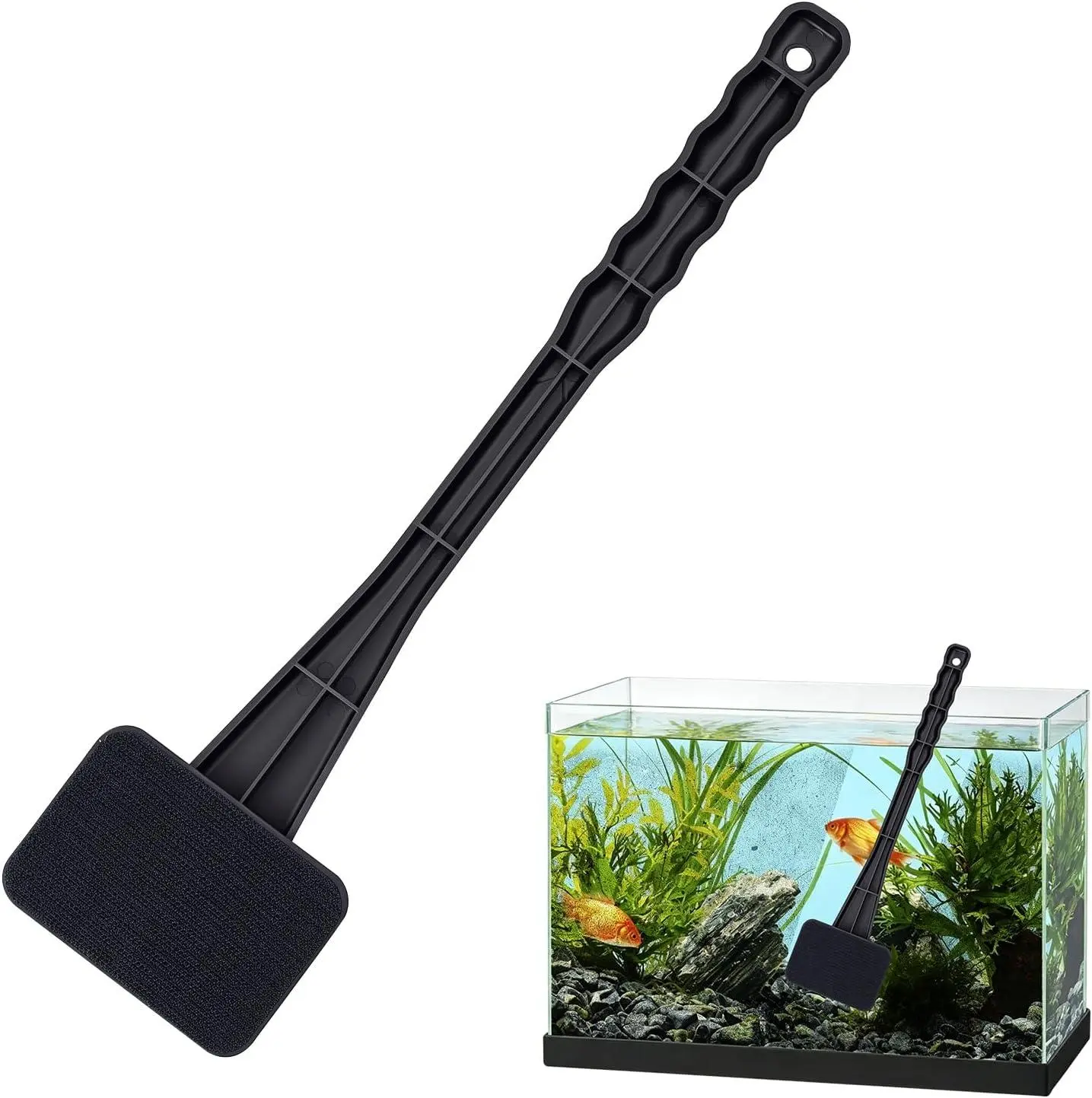Aquarium Algae Scraper Fish Tank Glass Scrubber Brush Tank Cleaning Tools