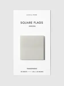 Square Transparent Page Flags