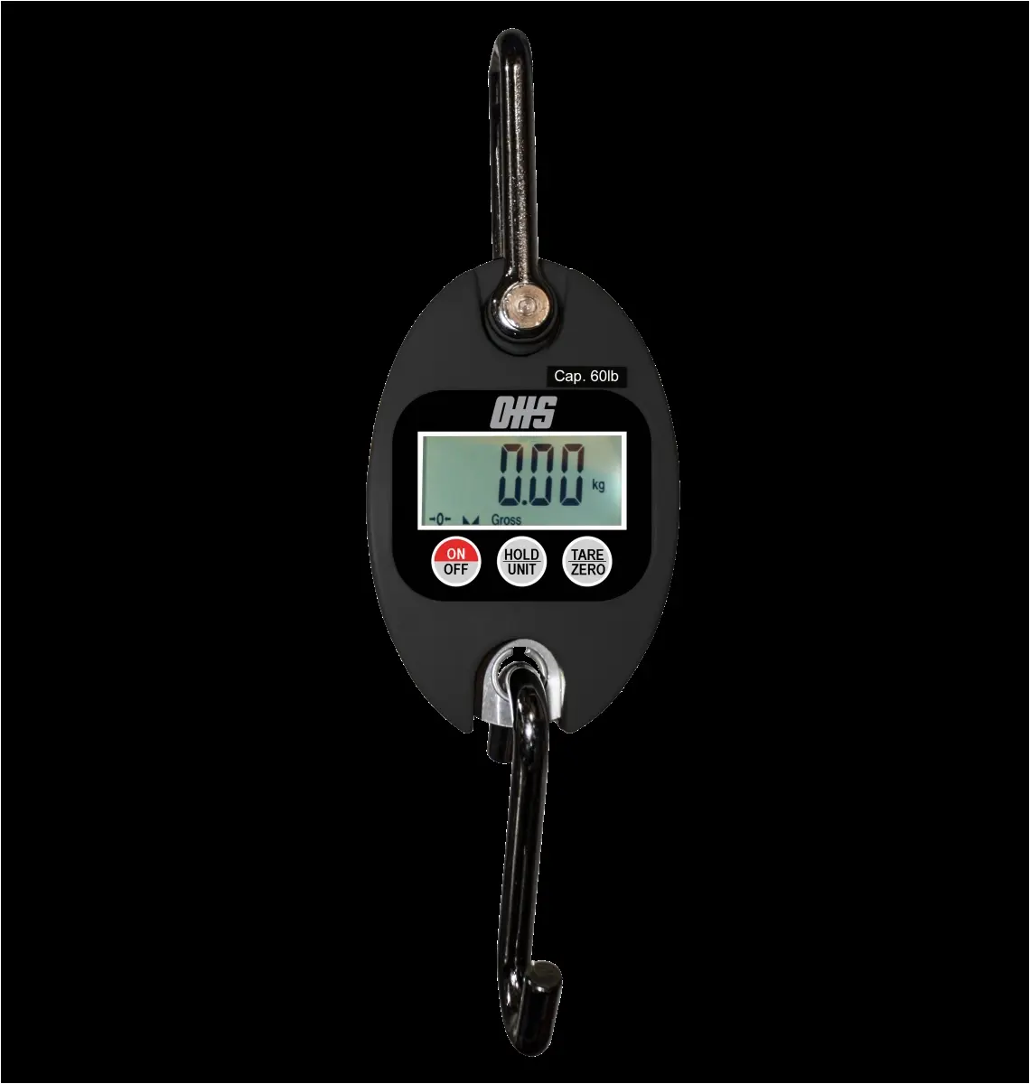 Optima Home Scale HT-60 60 lbs Hoist Hanging Scale, 60Lb, Pounds