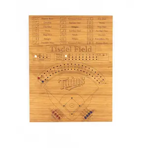 Baseball Board Game - Personalized, Maple, Custom, College, MLB, School Dice game