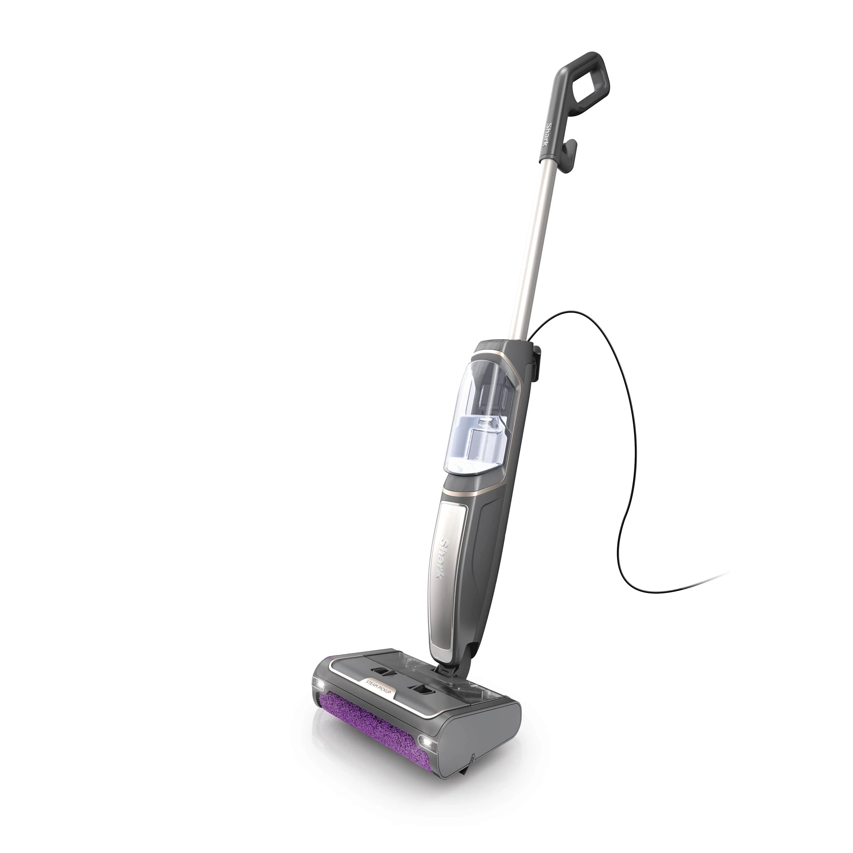 Shark Steam Pickup 3-in-1 Steam Mop picks up debris, deep scrubs & steam sanitizes, use on all sealed hard floors - SD201