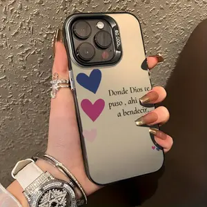 A Christian-themed phone case with a blessing side faith aesthetic design suitable for multiple iPhone models including 17 16 15 14 13 12 11 PRO MAXPLUS, AIR and XR XS MAX 7 8Plus.shockproof phone case is a thoughtful gift for sisters, women, and men