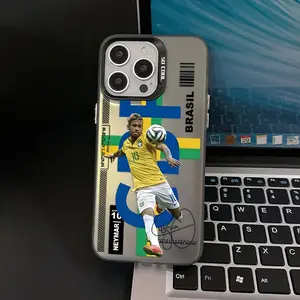 No. 10 Football-N-Neymar'S Phone Case Is Compatible with for iPhone 17 16 15 14 13 12 11 Pro Max Plus, Featuring a Shockproof Matte Back Cover.