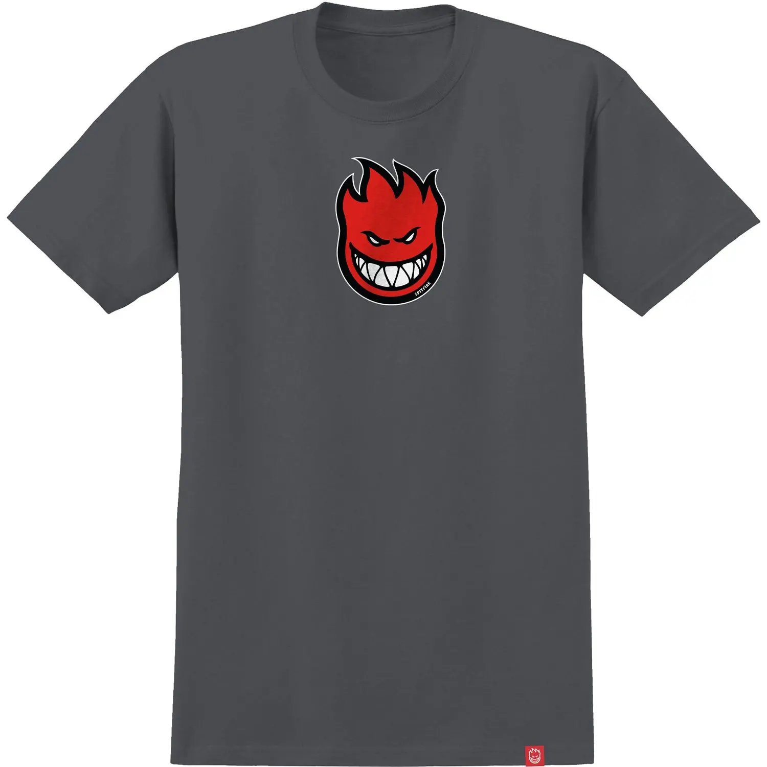 Spitfire Wheels Shirt Bighead Mid Fill Charcoal/Red/Black/White