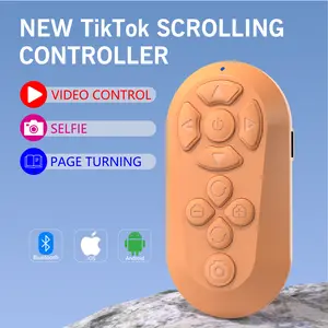 ZOZVO Bluetooth Remote Control Scrolling TikTok Fingertip Wireless Scroll | E-book and Kindle app Page Turn | Camera and Video Remote Control | Adjustable Focus for Photography | Continuous Liking | Unisex Wearable Multi-functional Device