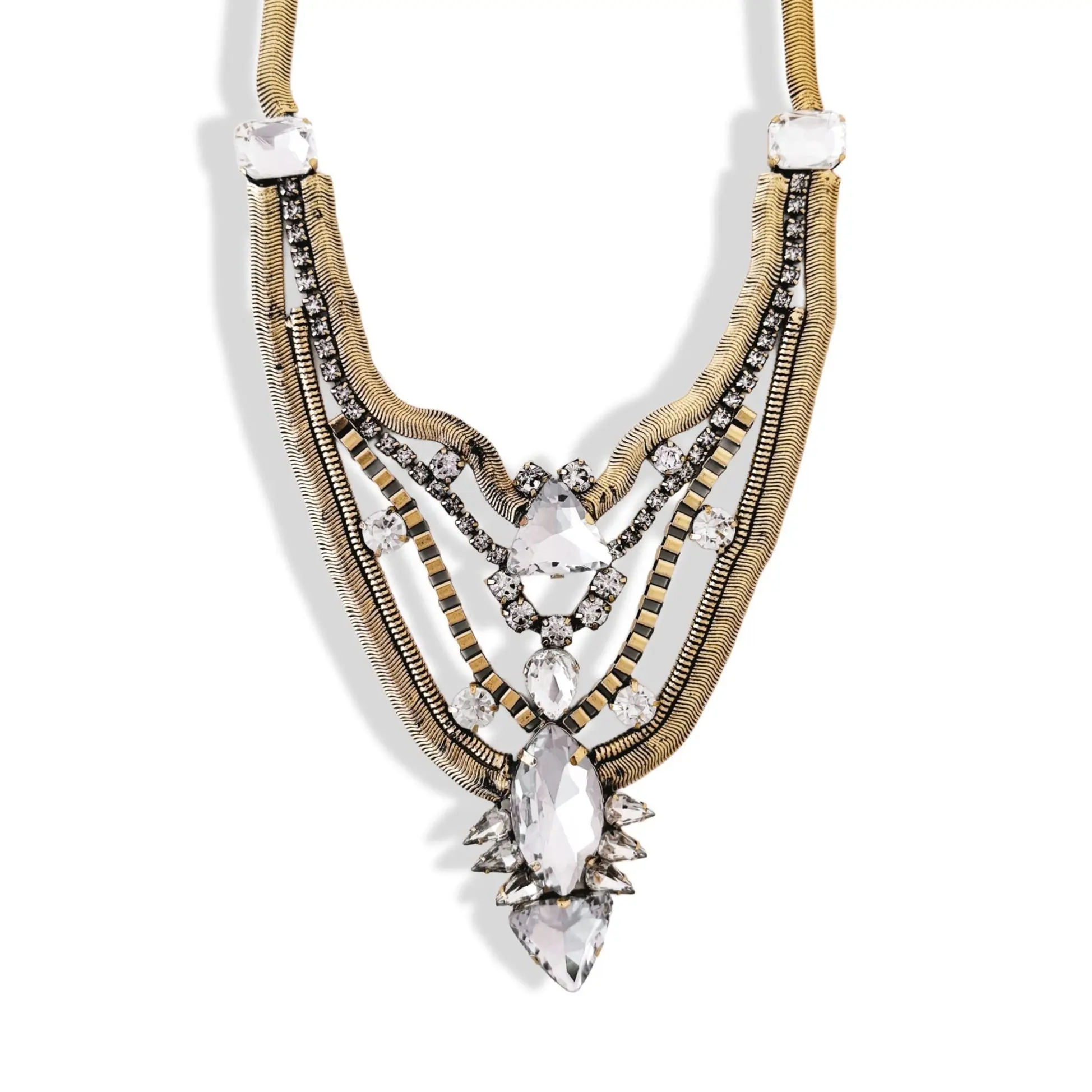 YOU'LL BE BACK STATEMENT NECKLACE