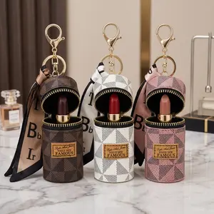 Women’s three-piece solid-color minimalist portable storage set featuring gold accents, a coin purse, and an earphone pouch, with smooth metal zippers. Leather Zip Wallet Checkered Wallet purses for women everyday purse unique purses purse things