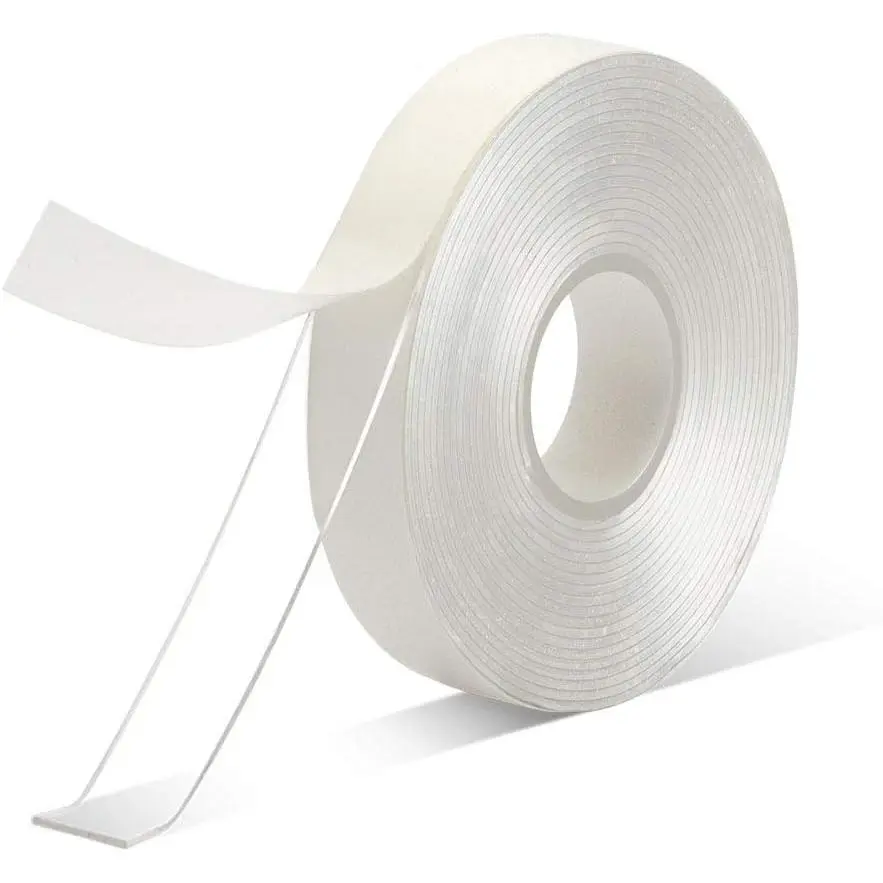 Double-Sided High Transparency Acrylic Removable Heavy-Duty Mounting Tape, 0.5in x 10ft, High Temperature Resistant, Easy to Peel, Cuttable, Long-Lasting, for Phone Repair, Home Users, Smooth Surfaces (1 Roll, Office & Outdoor/Indoor Use)