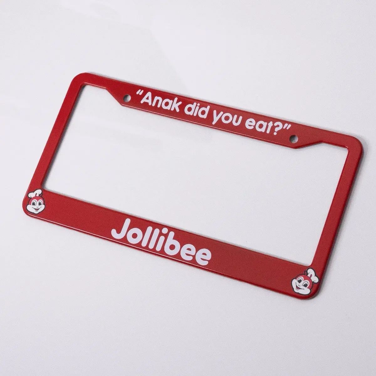 Jollibee Custom License Plate Cover | For Car Enthusiast | Car Guy Gifts | 1pc | ClichéBuilt