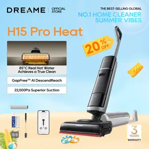 DREAME H15 Pro Heat Elite Wet Dry Vacuum Cleaner, Cordless Vacuum Mop 2 in One， Wash with heat, clean with AI Home Cleaning Tool