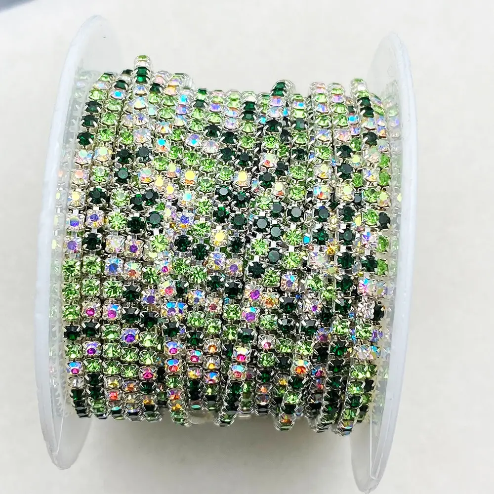 Colorful Rhinestone Hand Sewn DIY Craft Supplies, Bling Rhinestone Decorative Embellishments for Clothing Hats Bags Packaging, Perfect for Creative Projects