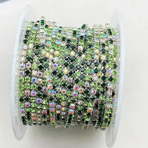 Colorful Rhinestone Hand Sewn DIY Craft Supplies, Bling Rhinestone Decorative Embellishments for Clothing Hats Bags Packaging, Perfect for Creative Projects