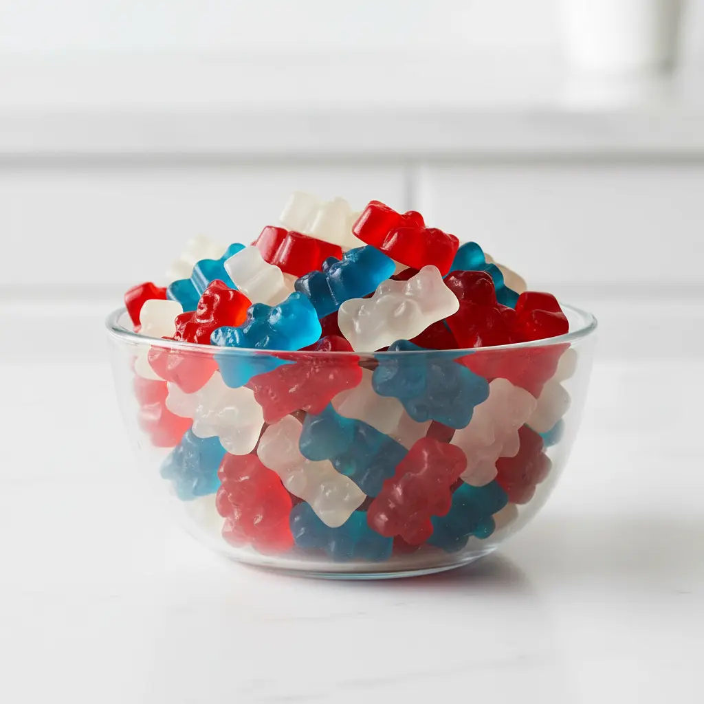 Freedom Gummy Bears and Rings Fruity Chewy Candy Mix