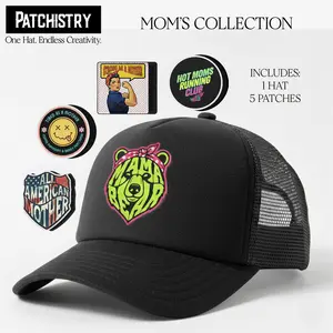 Patchistry Hat Set – Hat + 5 Signature Patch Collection Graphic Hat Printed Trucker Hat