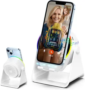 Bouuutlq Foldable Cell Phone Stand, C4 Portable Aluminum Phone Holder, Adjustable Phone Dock Cradle for iPhone 17/16/15 Pro Max Air, Small Tablets, Smart Phones, Women Men Gift for Fathers Day Smartphone