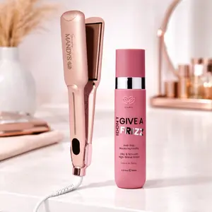 Simply Mandys Frizz Away Flat Iron Set