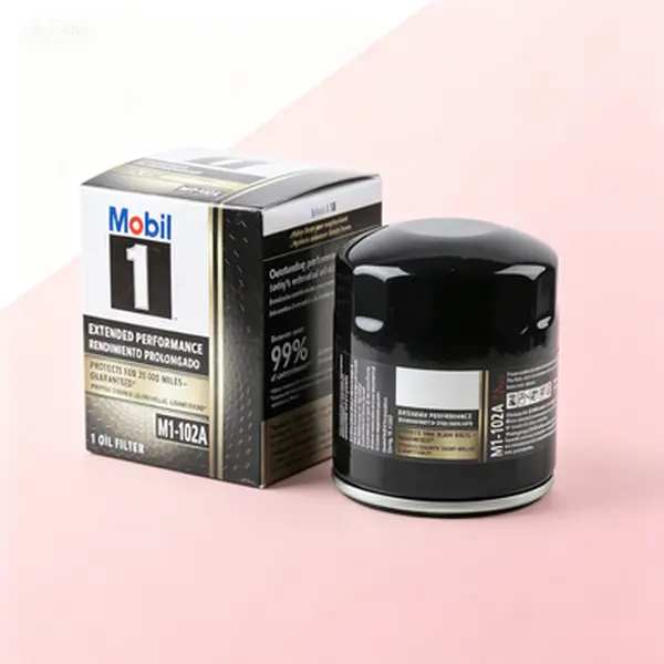 M1-102A Extended Performance Oil Filter, High Efficiency Synthetic Media, Premium Engine Oil Filter for Passenger Cars, Enhanced Engine Protection, Extended Oil Change Interval, Reusable Feature, Durable Construction