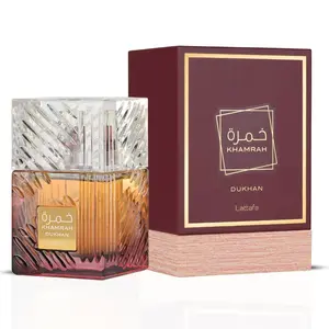 Lattafa Khamrah Dukhan EDP 100ml - Long Lasting Luxury Arabic Perfume | Smoky, Spicy & Intense | New 2025 Edition | Unisex / Masculine Leaning