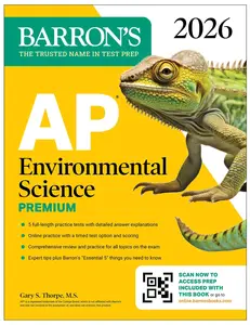 AP Environmental Science Premium, 2026: Prep Book with 5 Practice Tests + Comprehensive Review + on the internet Practice -- Gary S. Thorpe - Paperback
