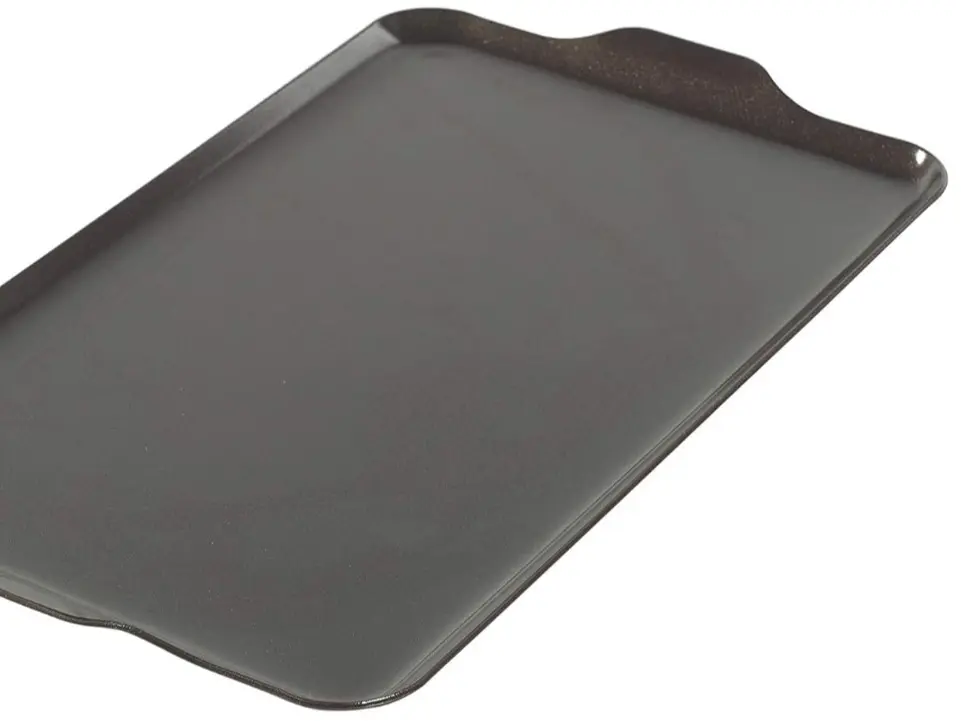 Ware Two Burner Griddle, 10.3 x 17.4 inches, Non-Stick, Black