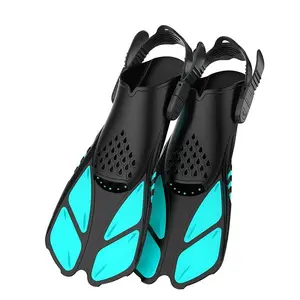 Adult Adjustable Dive Fins Swimming Flippers, Comfortable Water Sports Gear, Ideal for Snorkeling & Scuba Diving, Easy-To-Wear Design