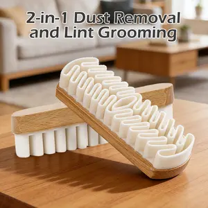 1 Count Suede Shoe Brush, Designed for Daily Care of Suede Footwear, Gentle Bristles Remove Dirt and Restore Nap
