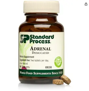 Vital stamina vitamins Adrenal Desiccated / Adrenal Support for Energy Production, Immune System Function and Adrenal Health, Gluten Free, 90 Tablets